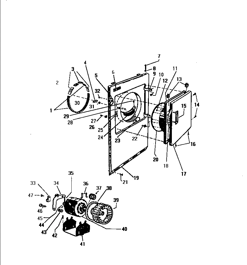 03 - CABINET, TOP PANEL, DOOR BASE