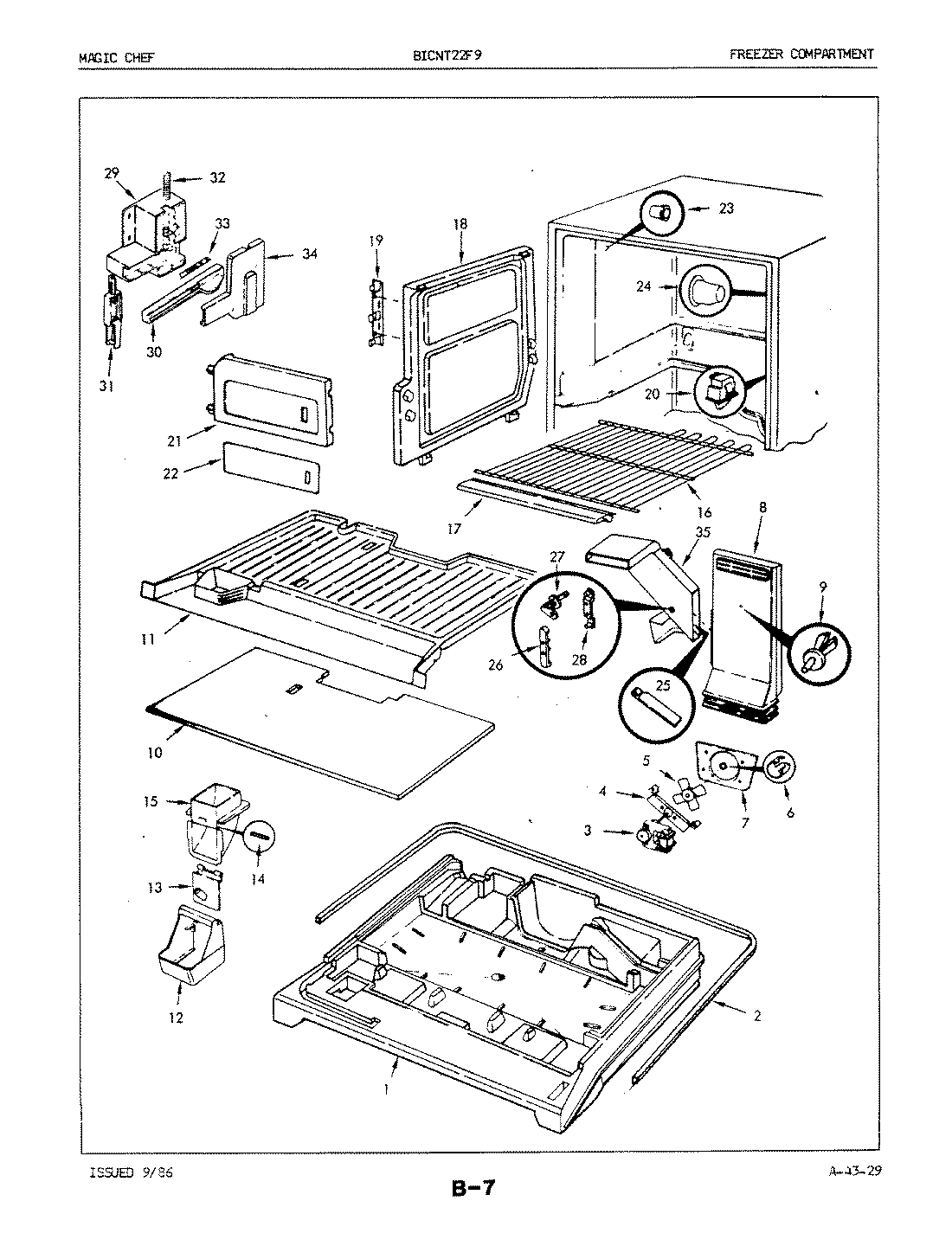 01 - FREEZER COMPARTMENT