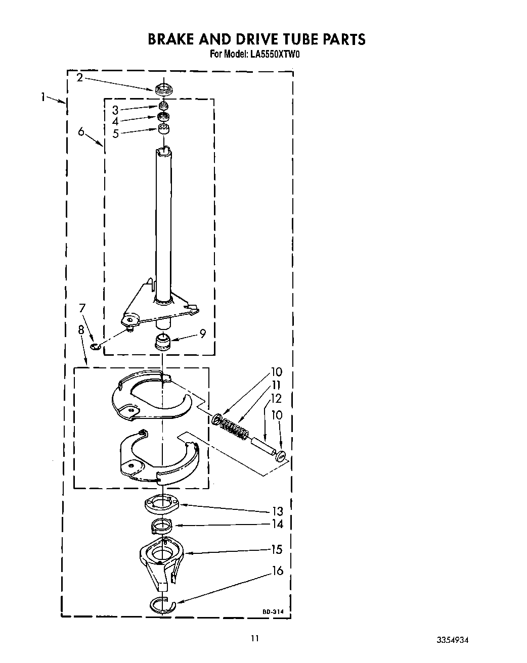 09 - BRAKE AND DRIVE TUBE