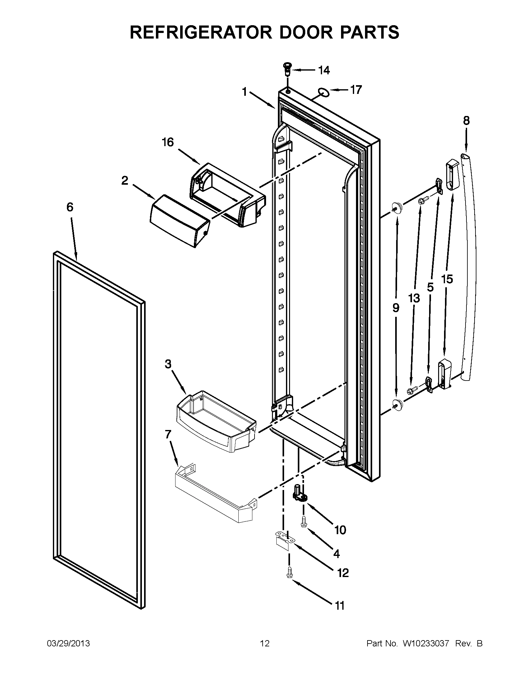 06 - REFRIGERATOR DOOR PARTS