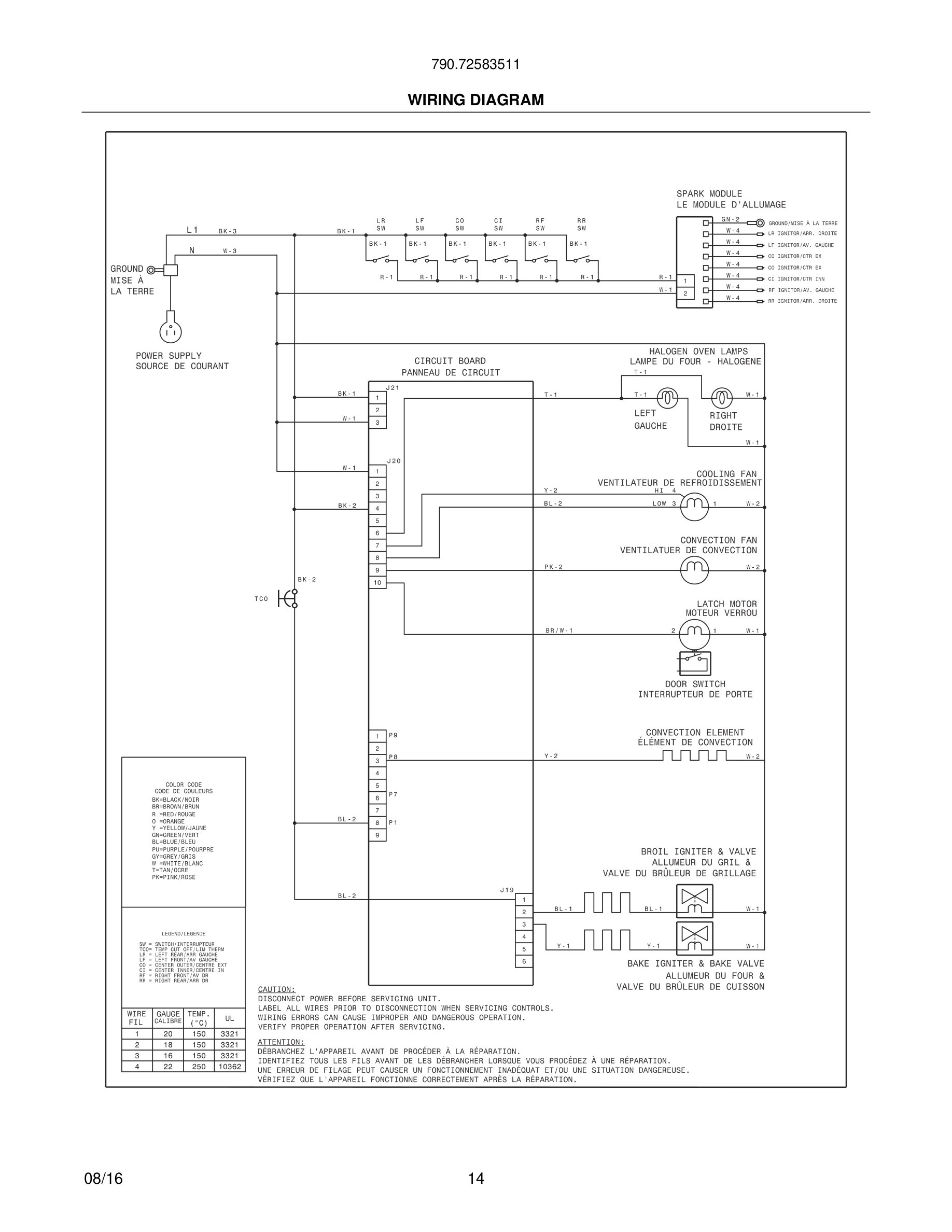 14 - WIRING DIAGRAM