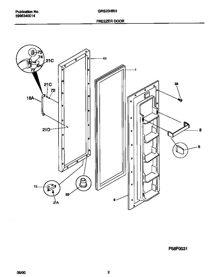 02 - FREEZER DOOR