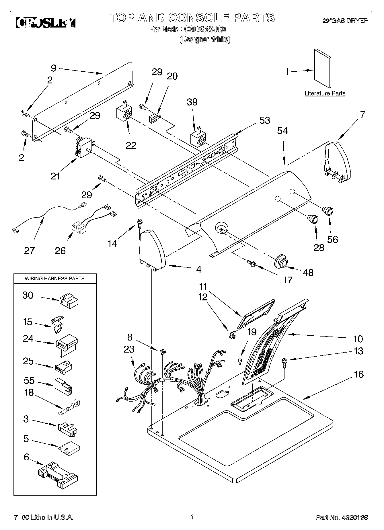01 - TOP AND CONSOLE, LIT/OPTIONAL