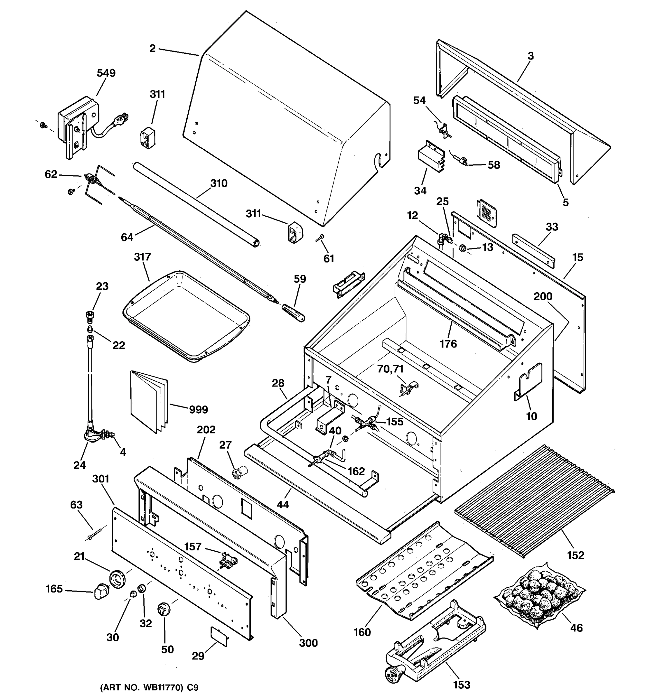 GAS GRILL PARTS