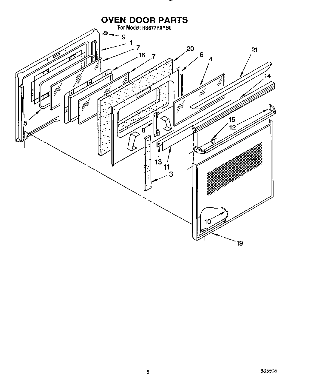 04 - OVEN DOOR