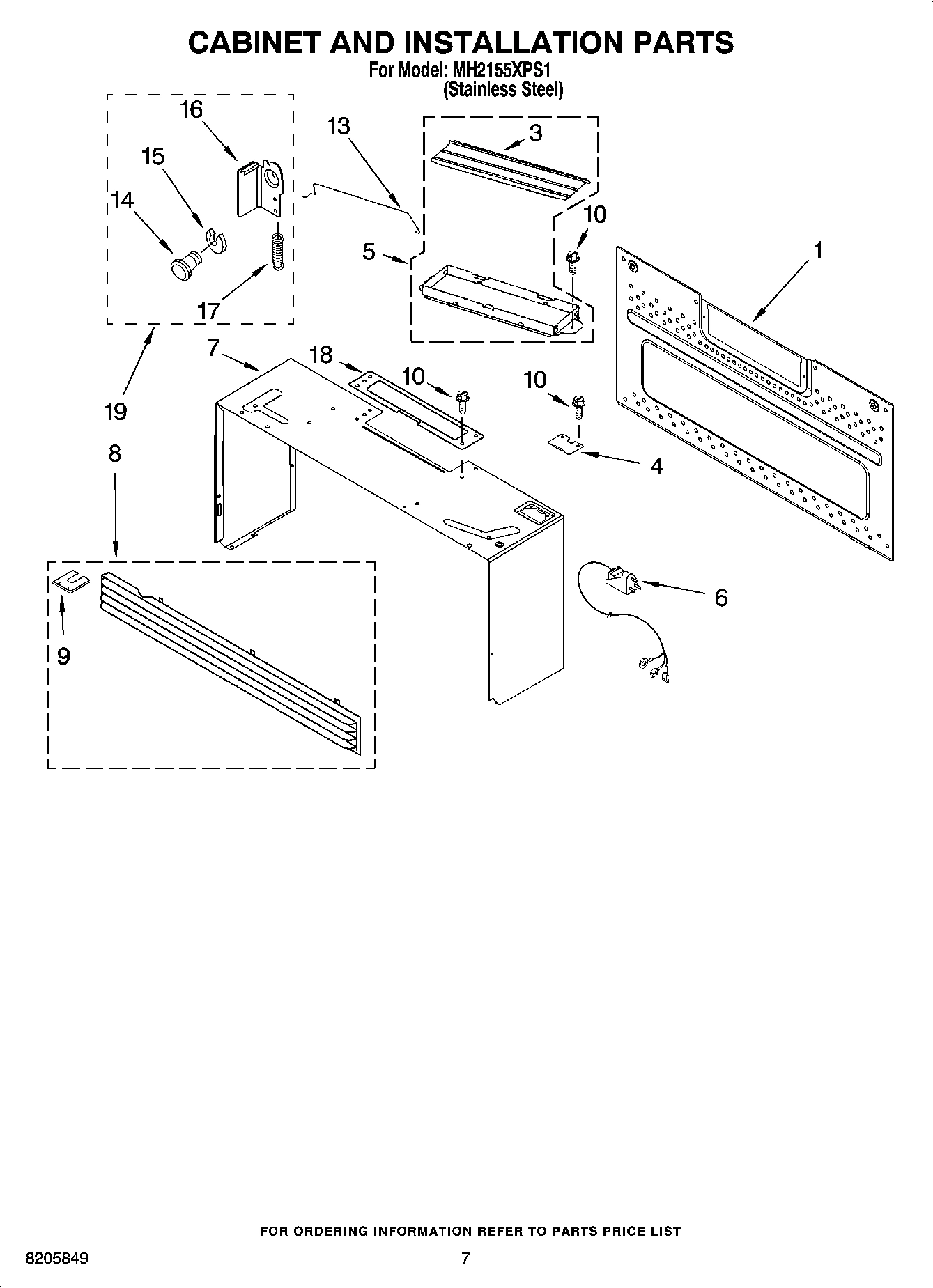 06 - CABINET AND INSTALLATION PARTS