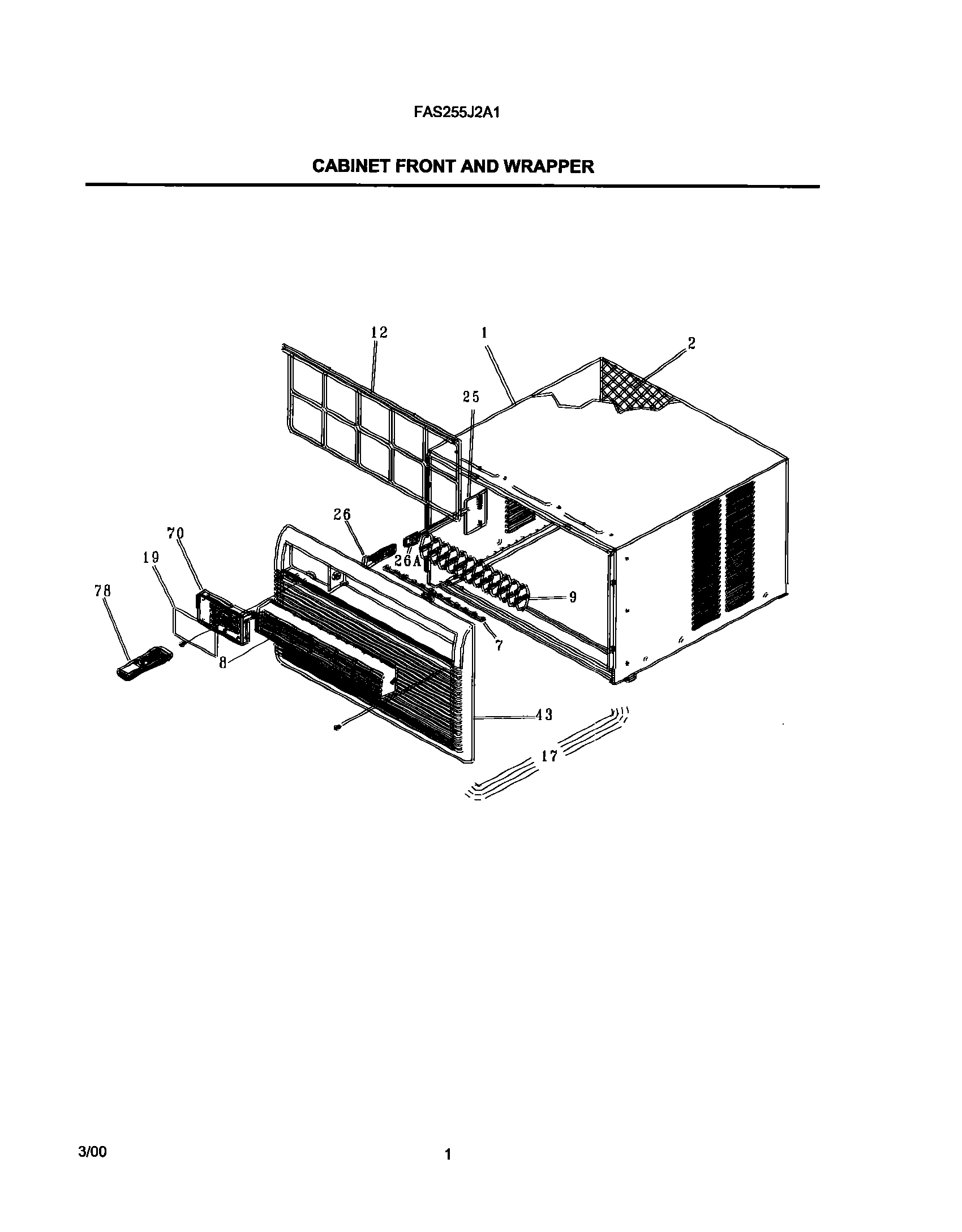02 - CABINET FRONT/WRAPPER