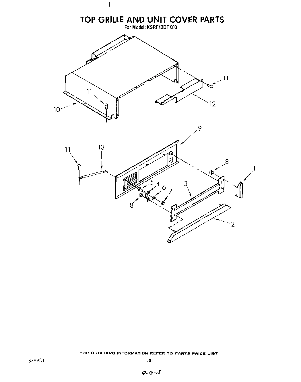 18 - TOP GRILLE AND UNIT COVER