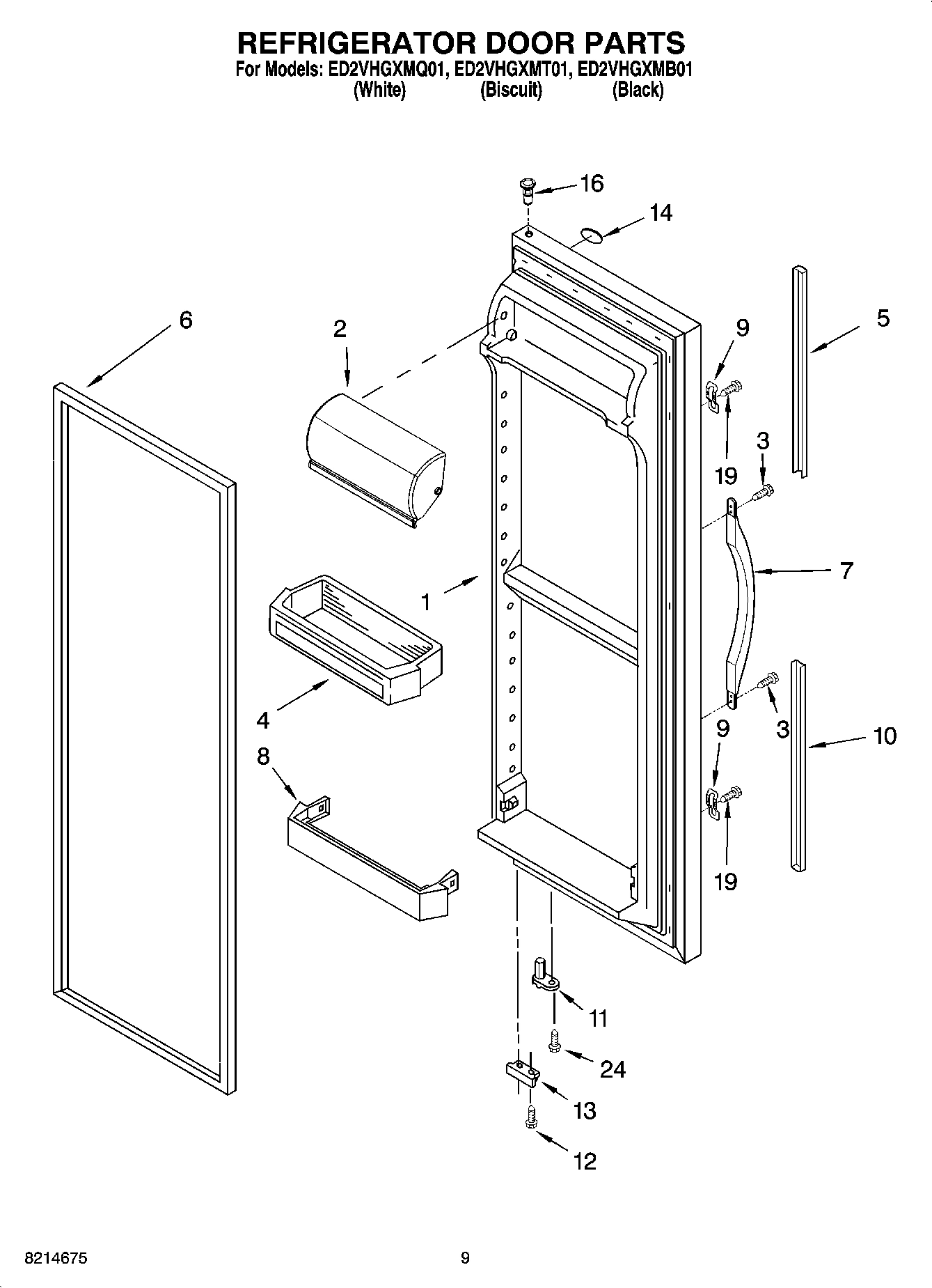 06 - REFRIGERATOR DOOR PARTS