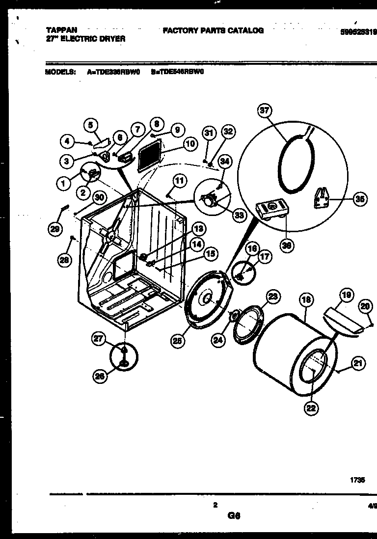 02 - CABINET AND COMPONENT PARTS