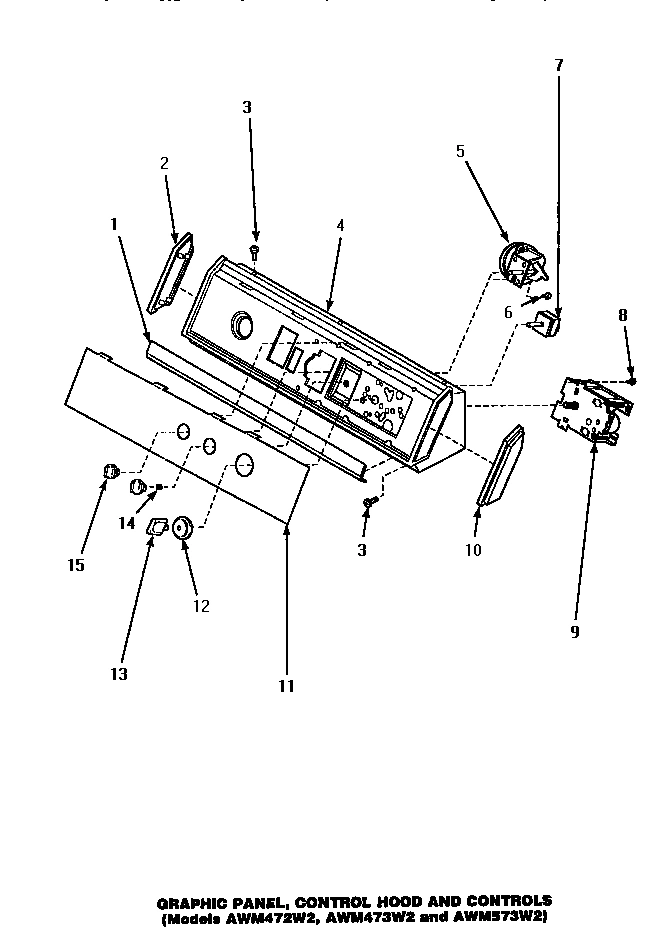 08 - GRAPHIC PANEL, CONTROL HOOD & CONTROLS