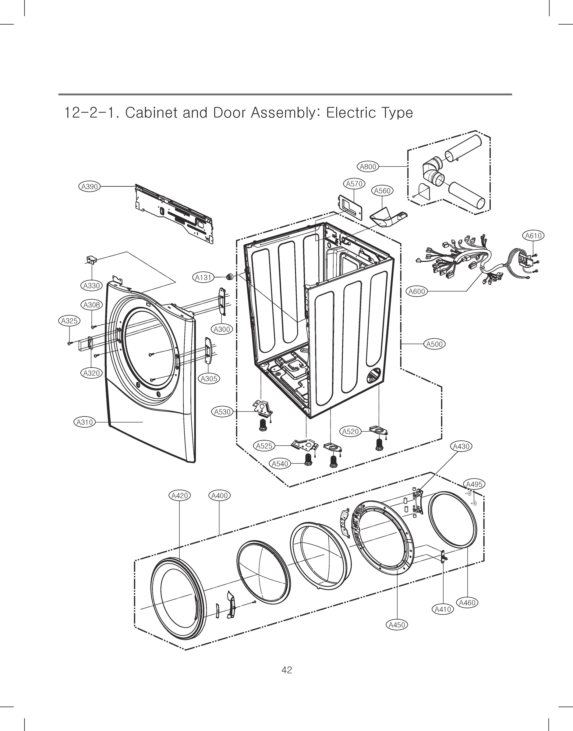 CABINET AND DOOR ASSEMBLY