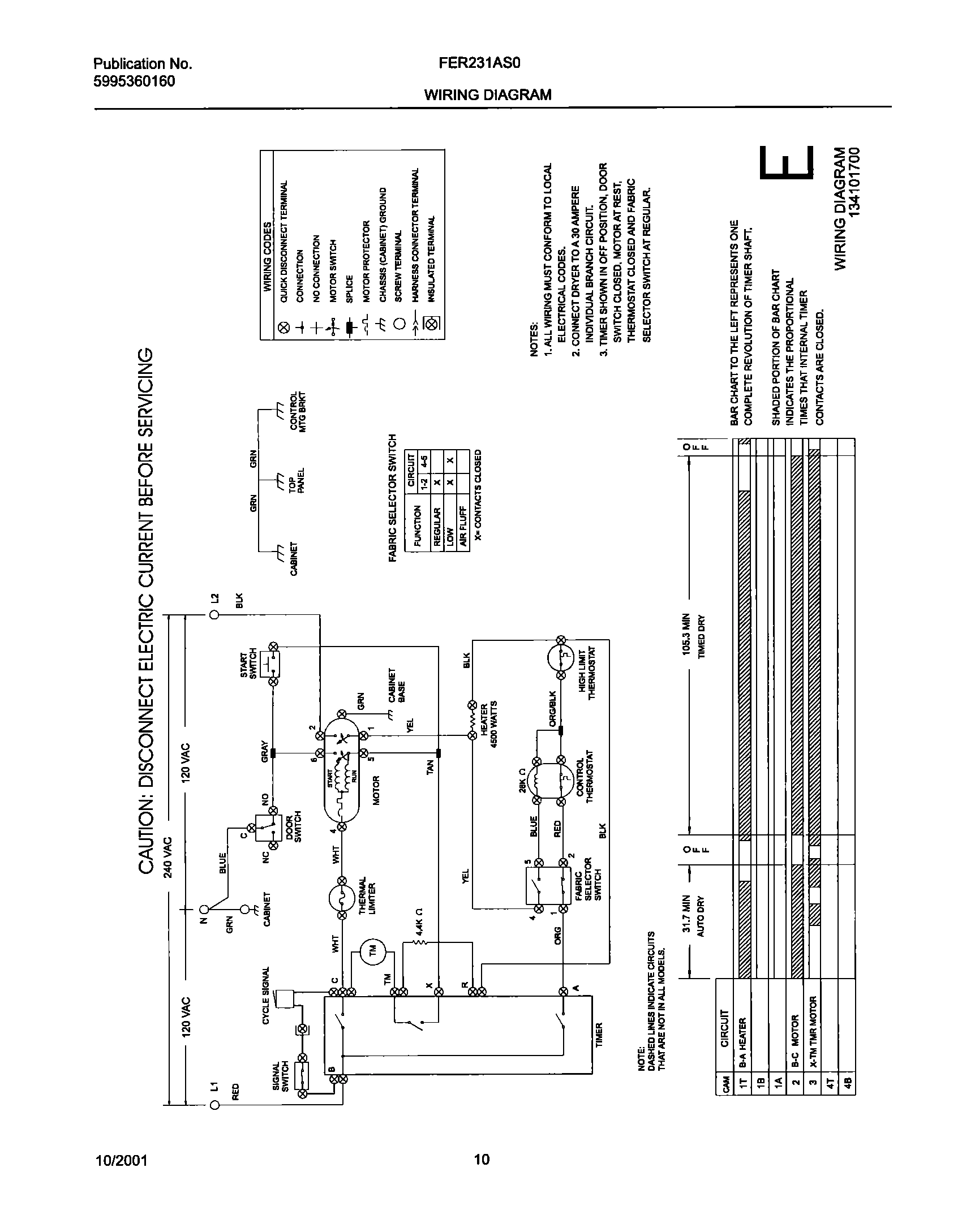11 - 134101700 WIRING DIAGRAM