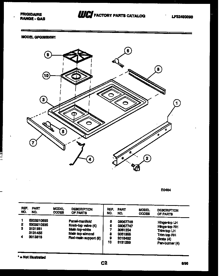 03 - COOKTOP PARTS