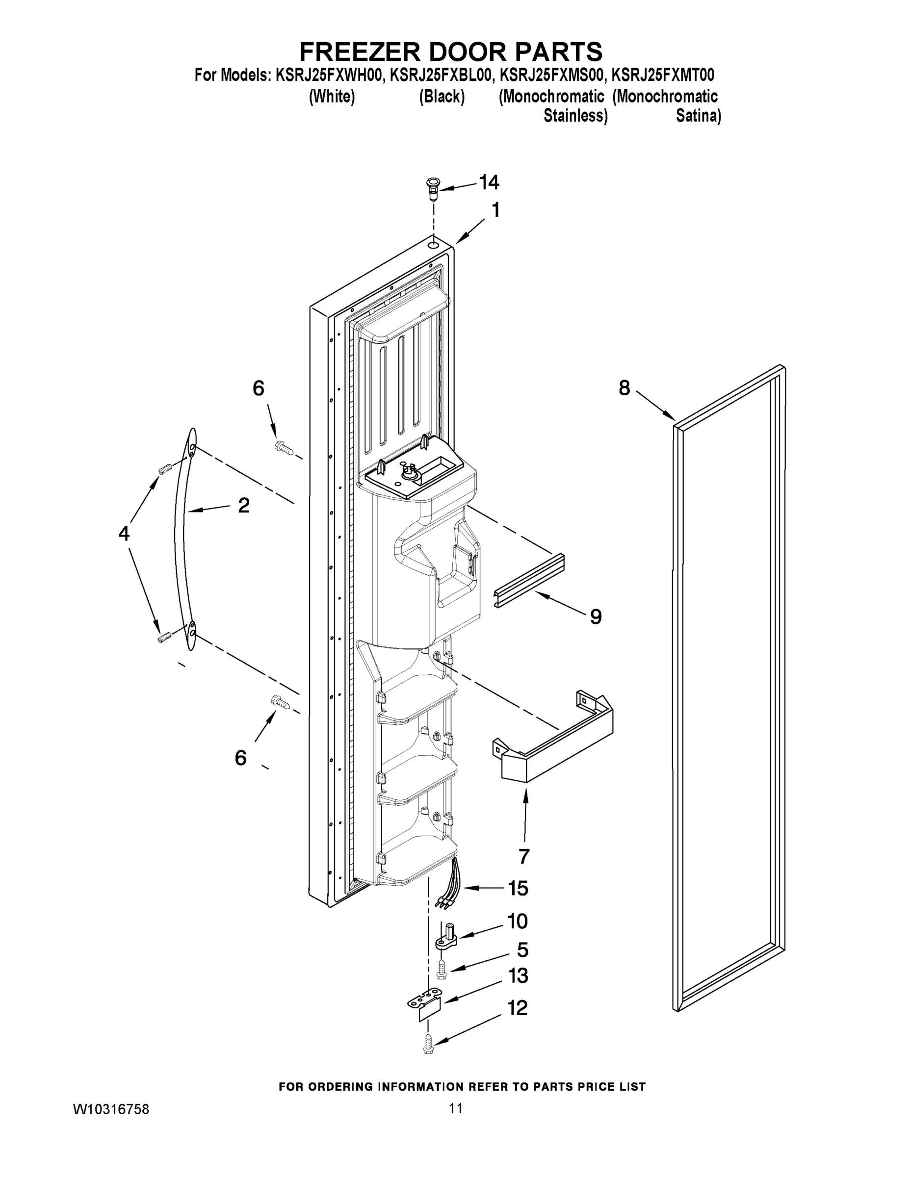 07 - FREEZER DOOR PARTS