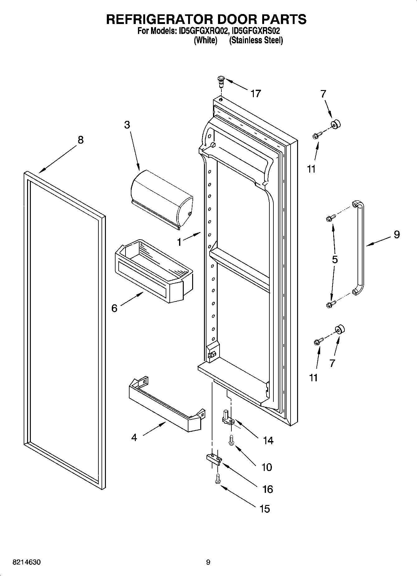 06 - REFRIGERATOR DOOR PARTS