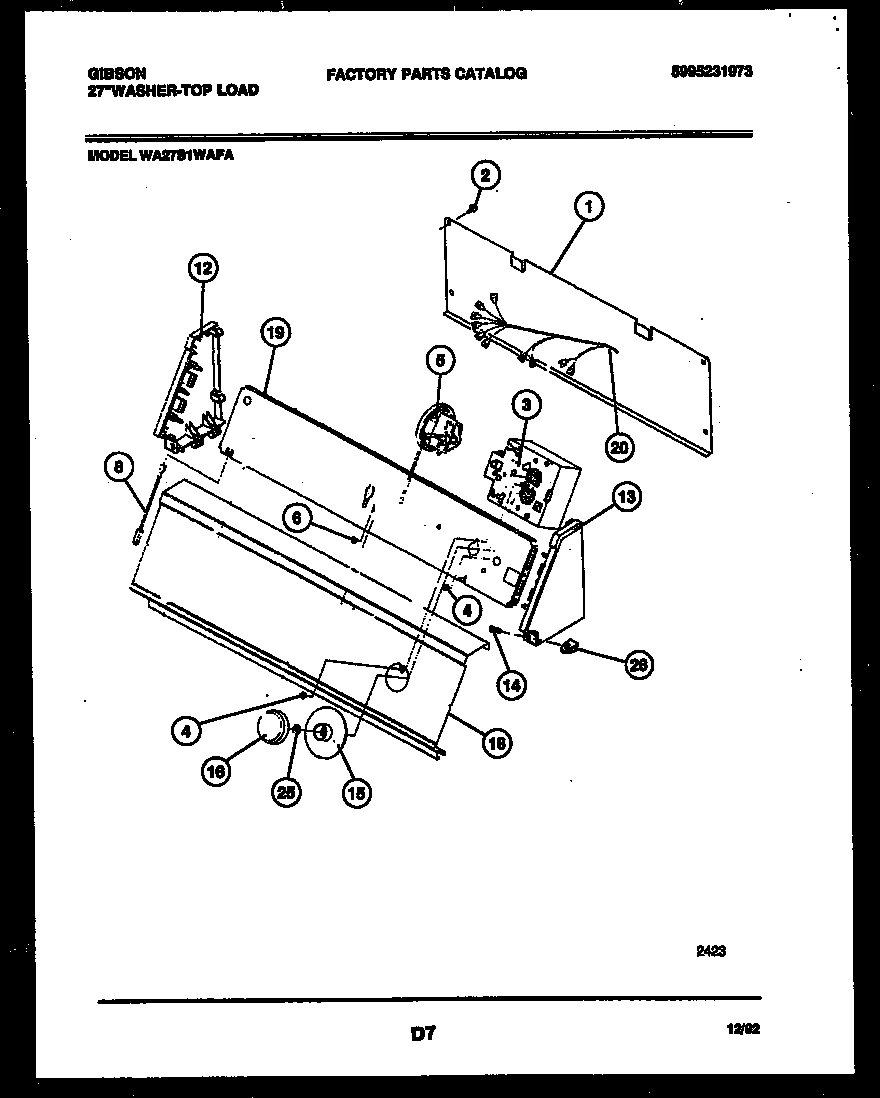 05 - CONSOLE AND CONTROL PARTS