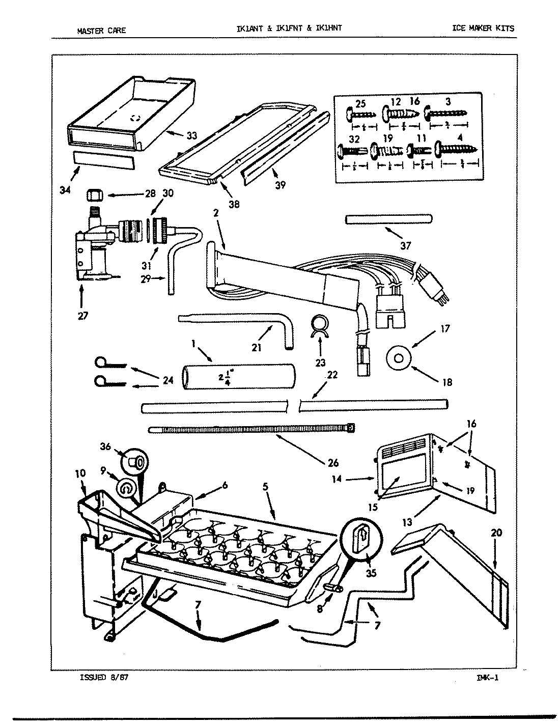 01 - ICE MAKER KIT
