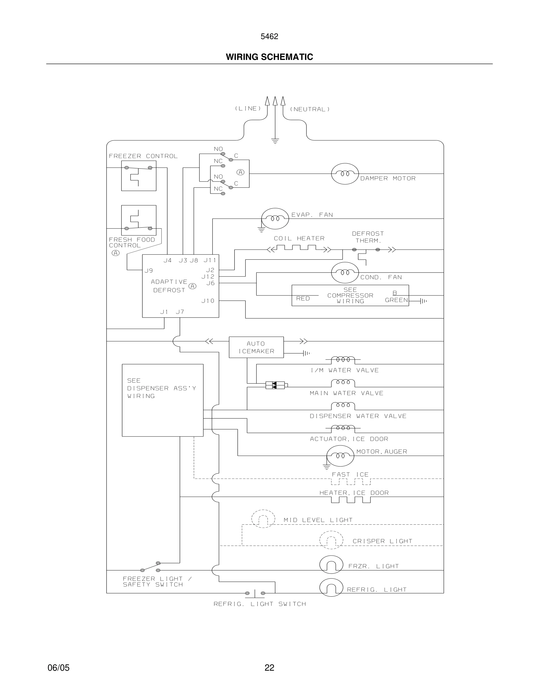 22 - WIRING SCHEMATIC