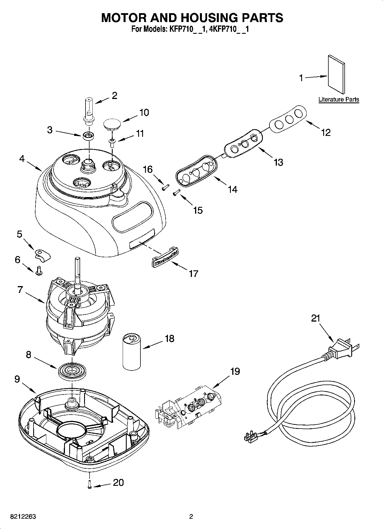01 - MOTOR AND HOUSING PARTS