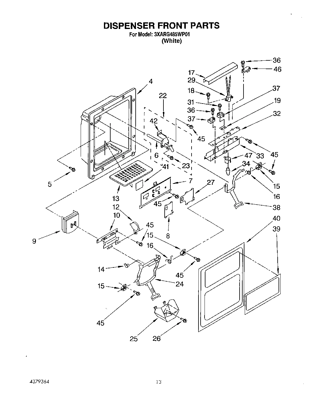 08 - DISPENSER FRONT