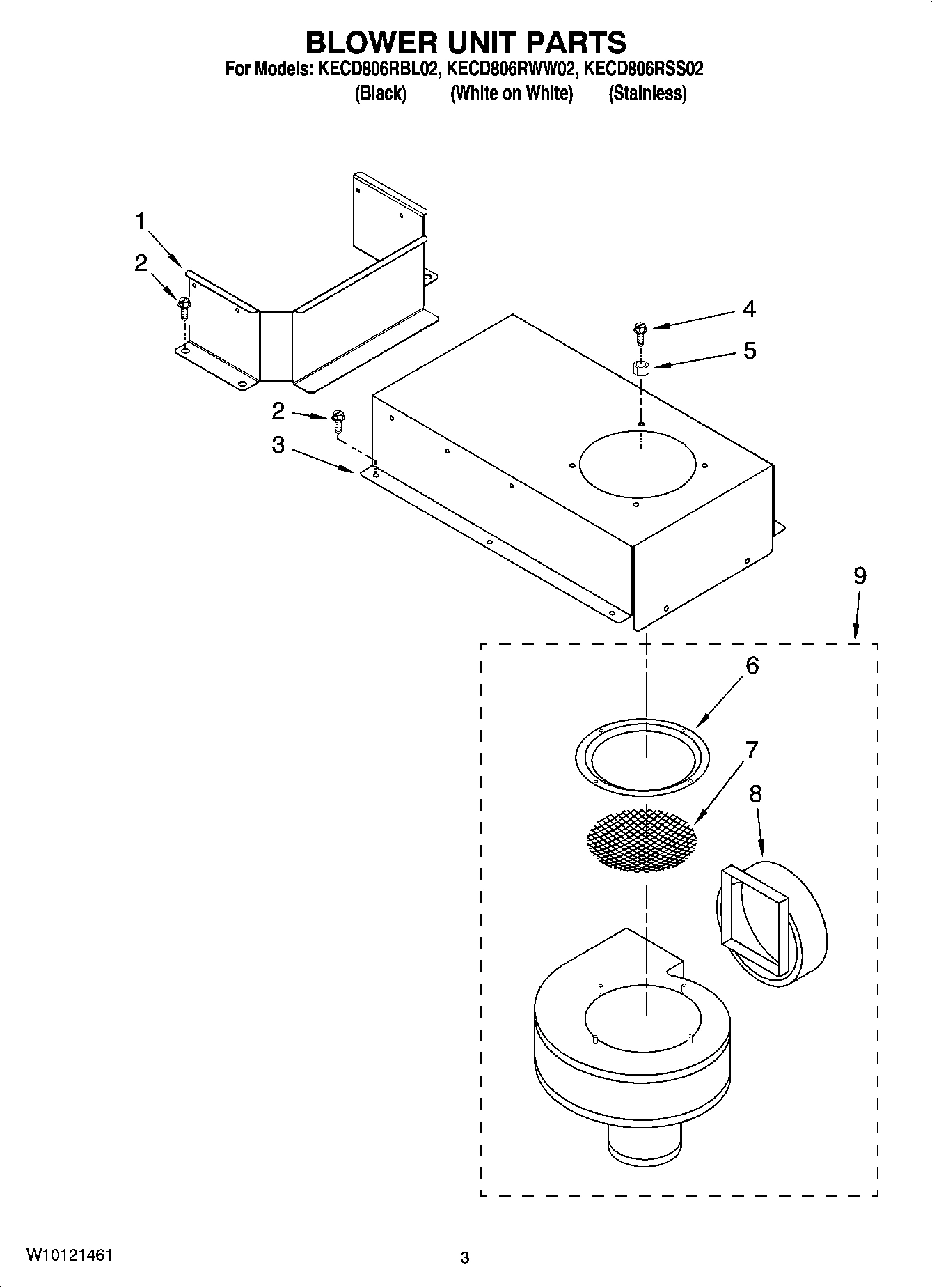 02 - BLOWER UNIT PARTS, OPTIONAL PARTS