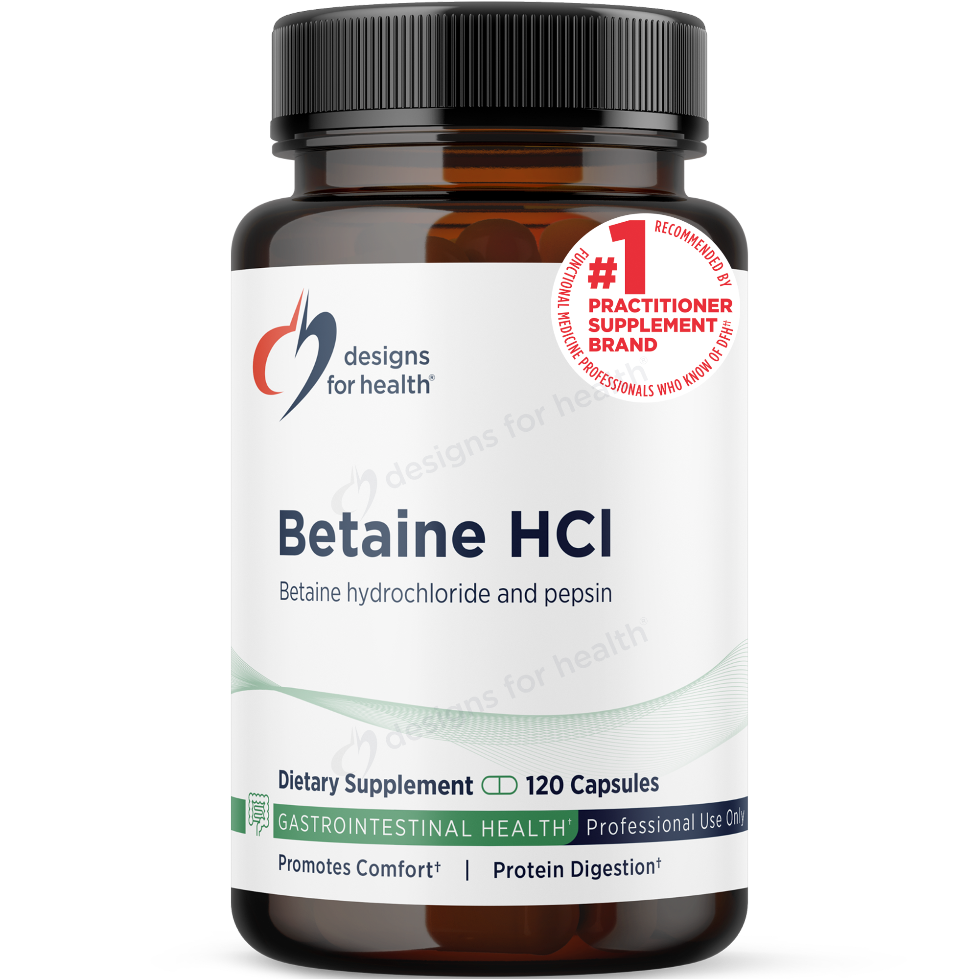 Betaine HCl Designs for Health supplement
