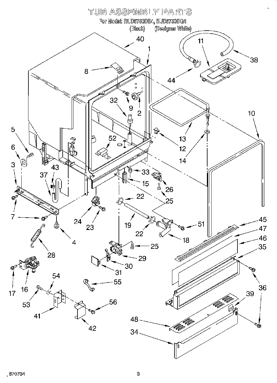 03 - TUB ASSEMBLY
