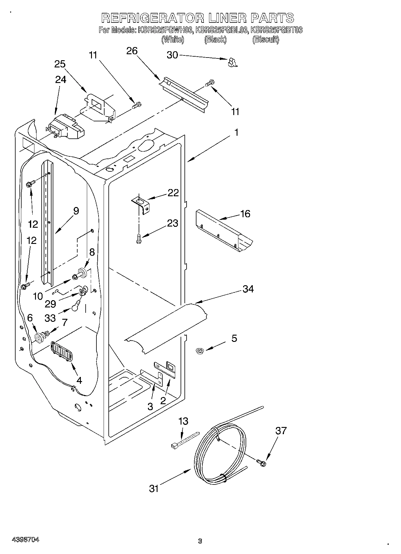 02 - REFRIGERATOR LINER