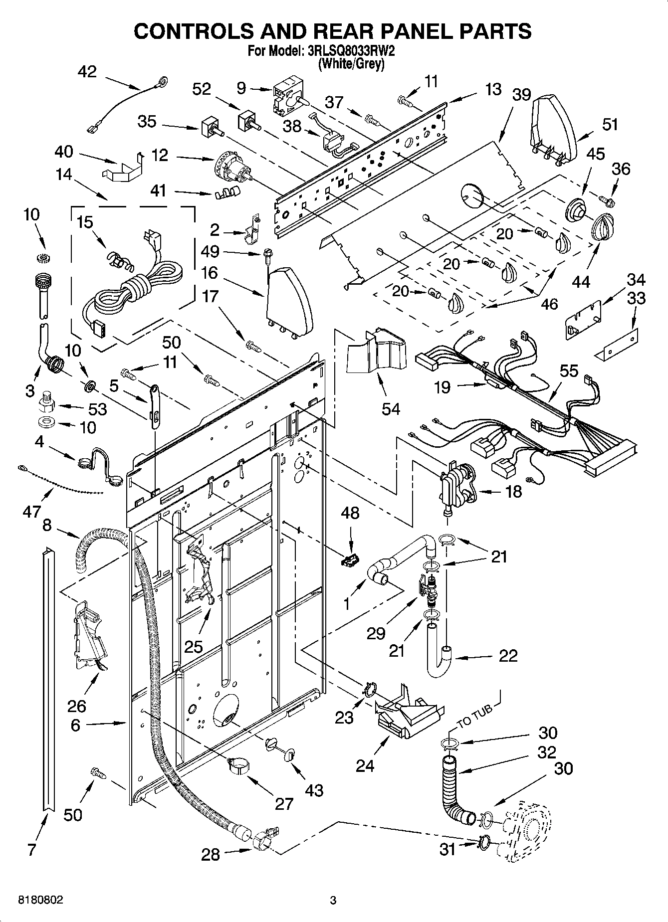 02 - CONTROLS AND REAR PANEL PARTS