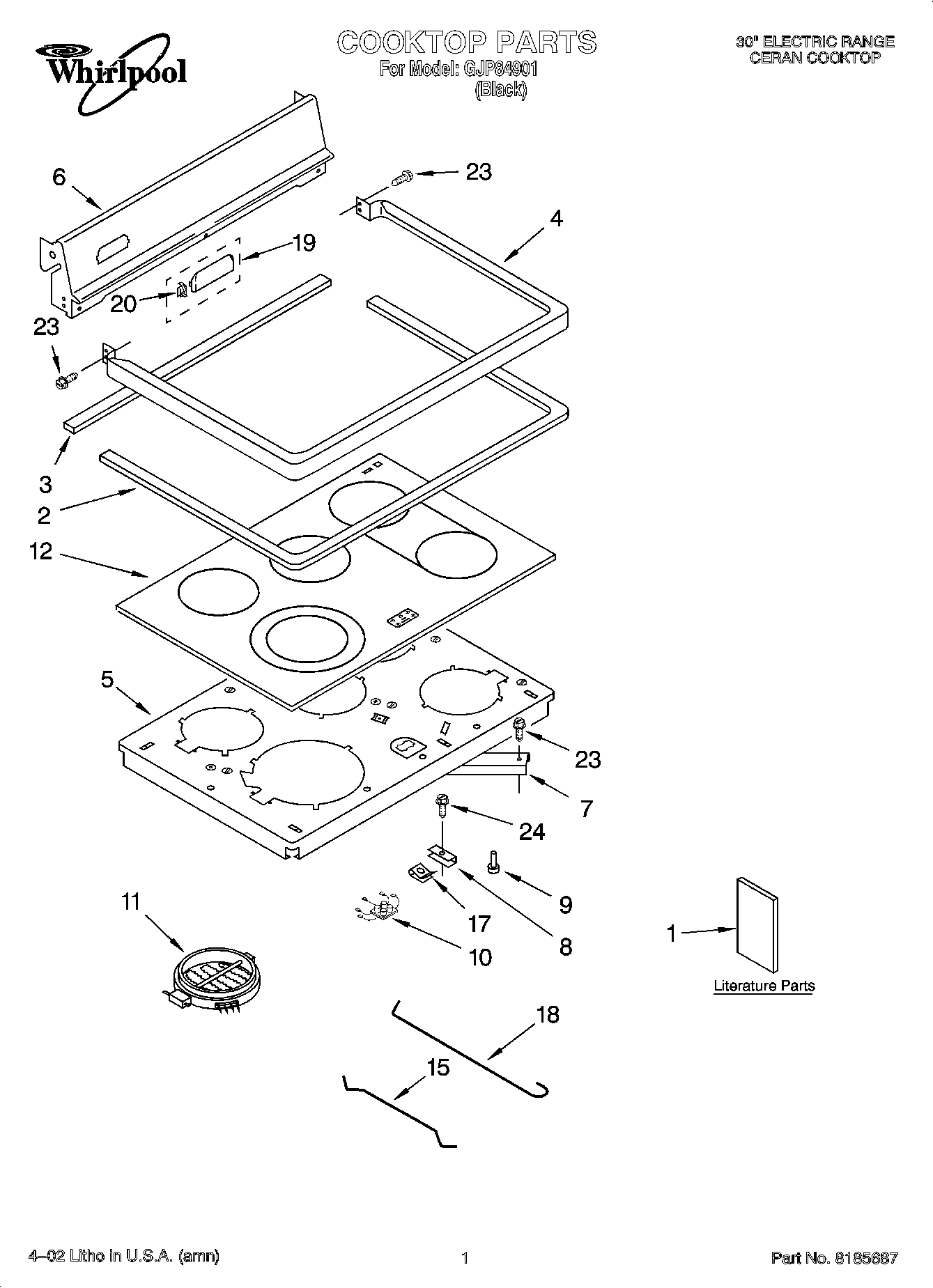 01 - COOKTOP PARTS