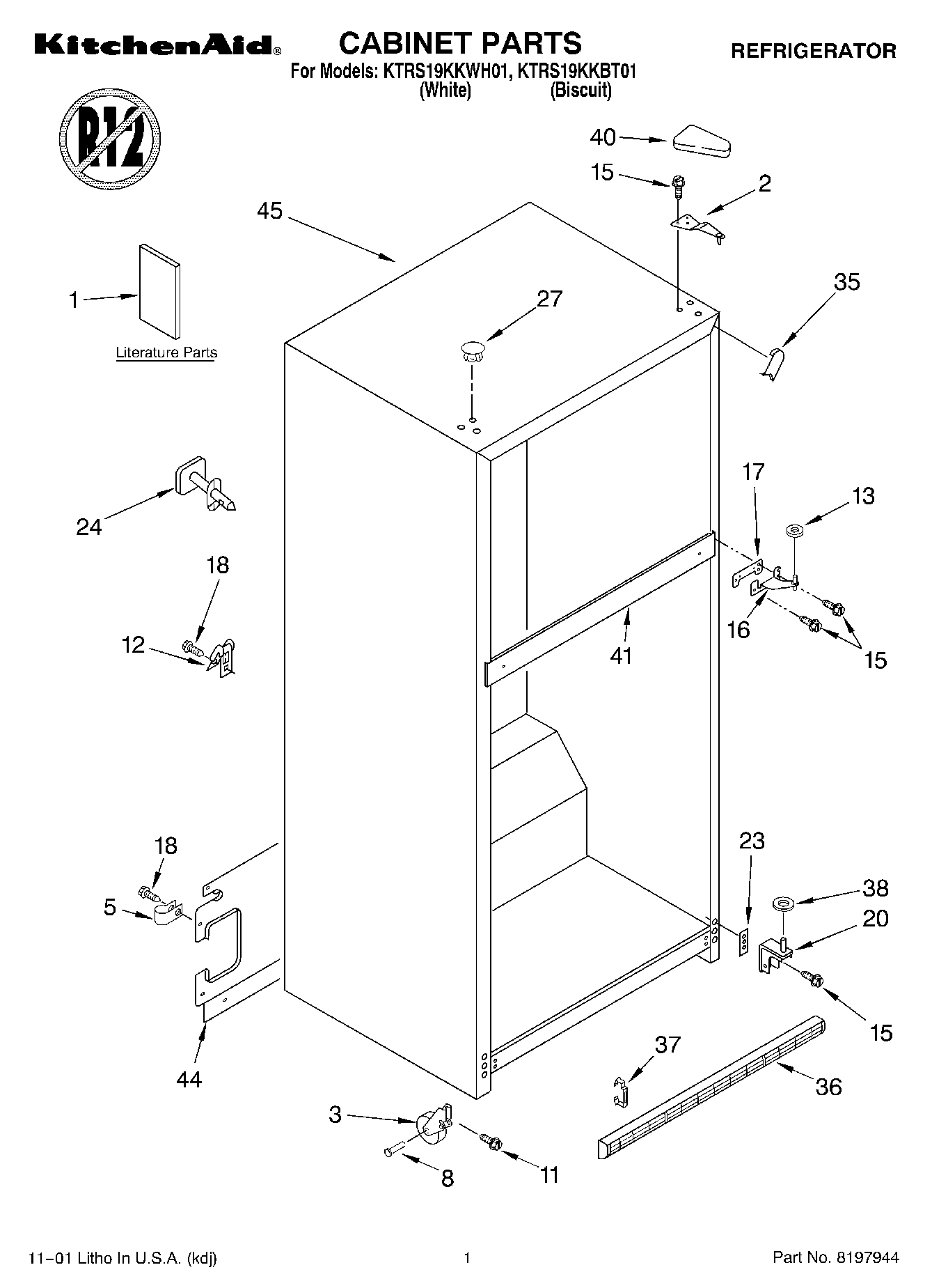 01 - CABINET, LITERATURE