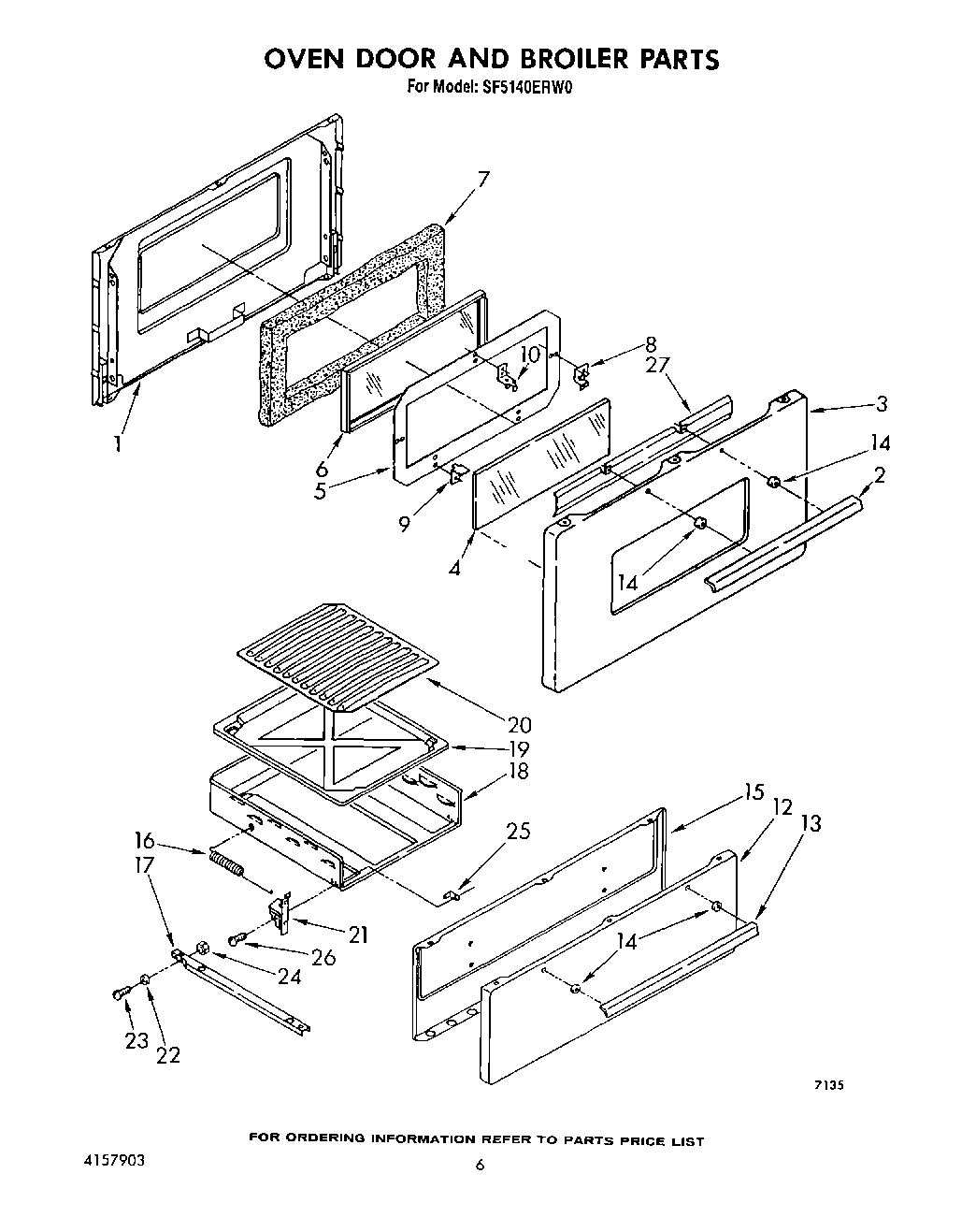 05 - OVEN DOOR AND BROILER