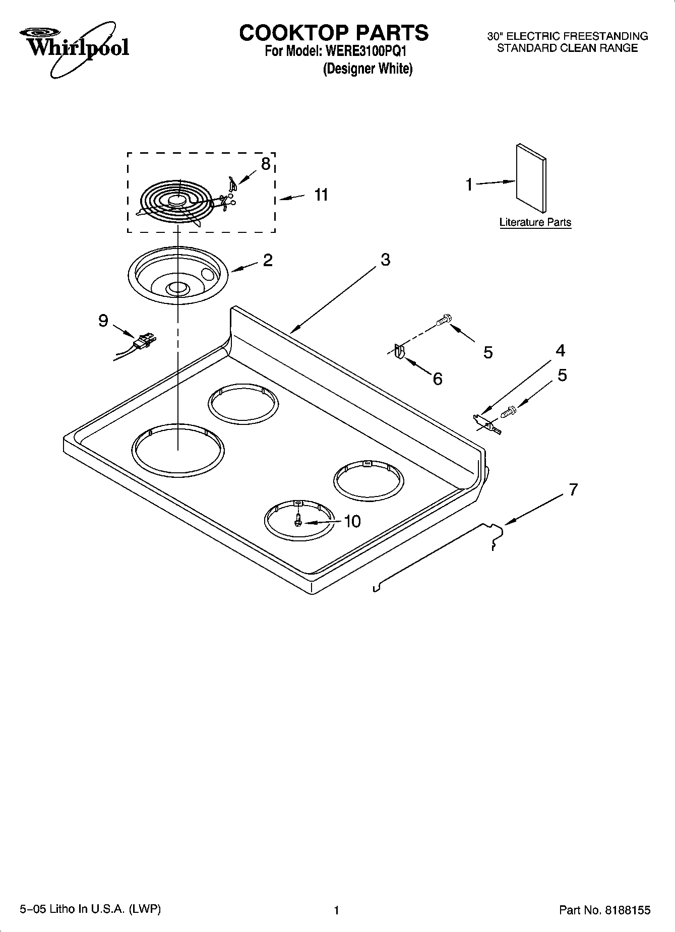01 - COOKTOP PARTS