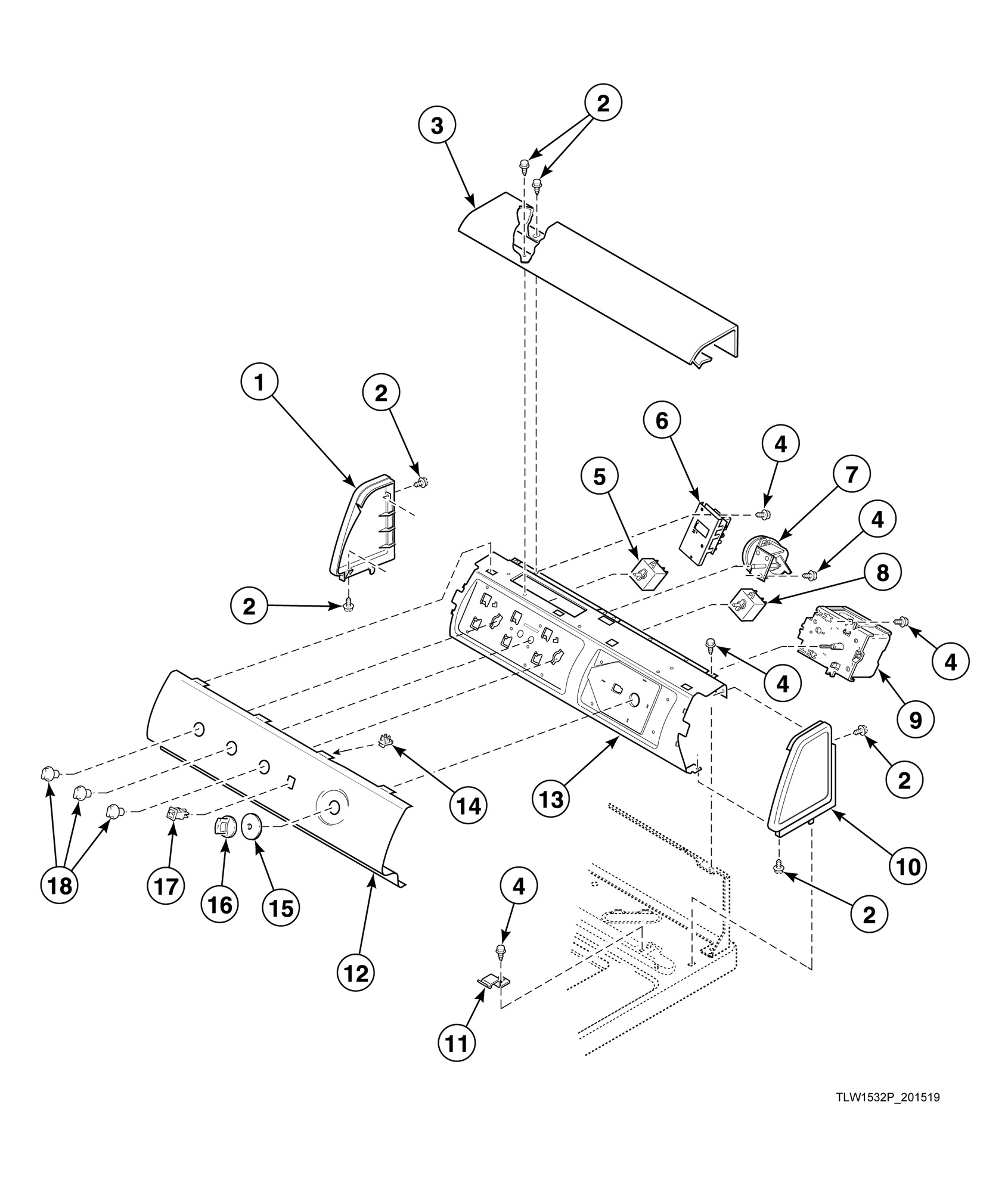 Graphic Panel, Control Support Panel and Controls