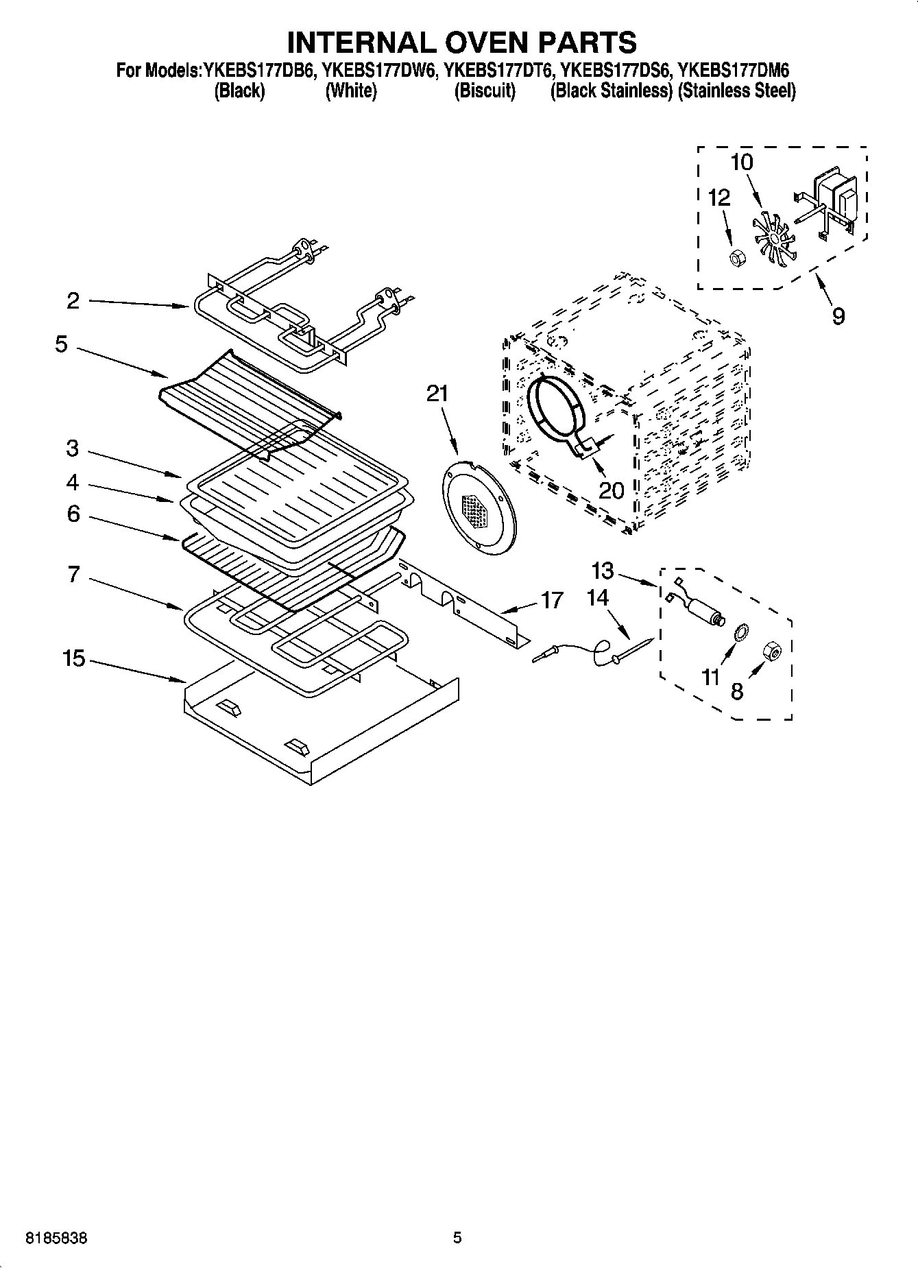 04 - INTERNAL OVEN PARTS