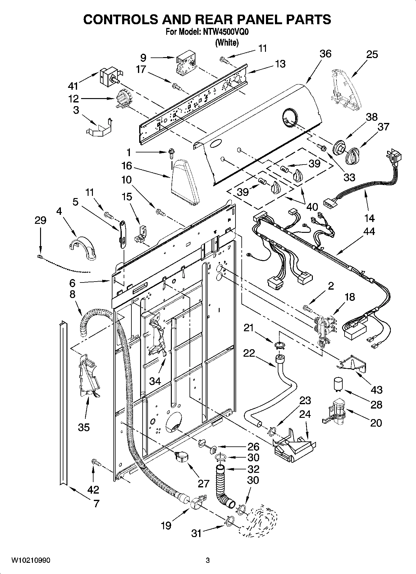 02 - CONTROLS AND REAR PANEL PARTS