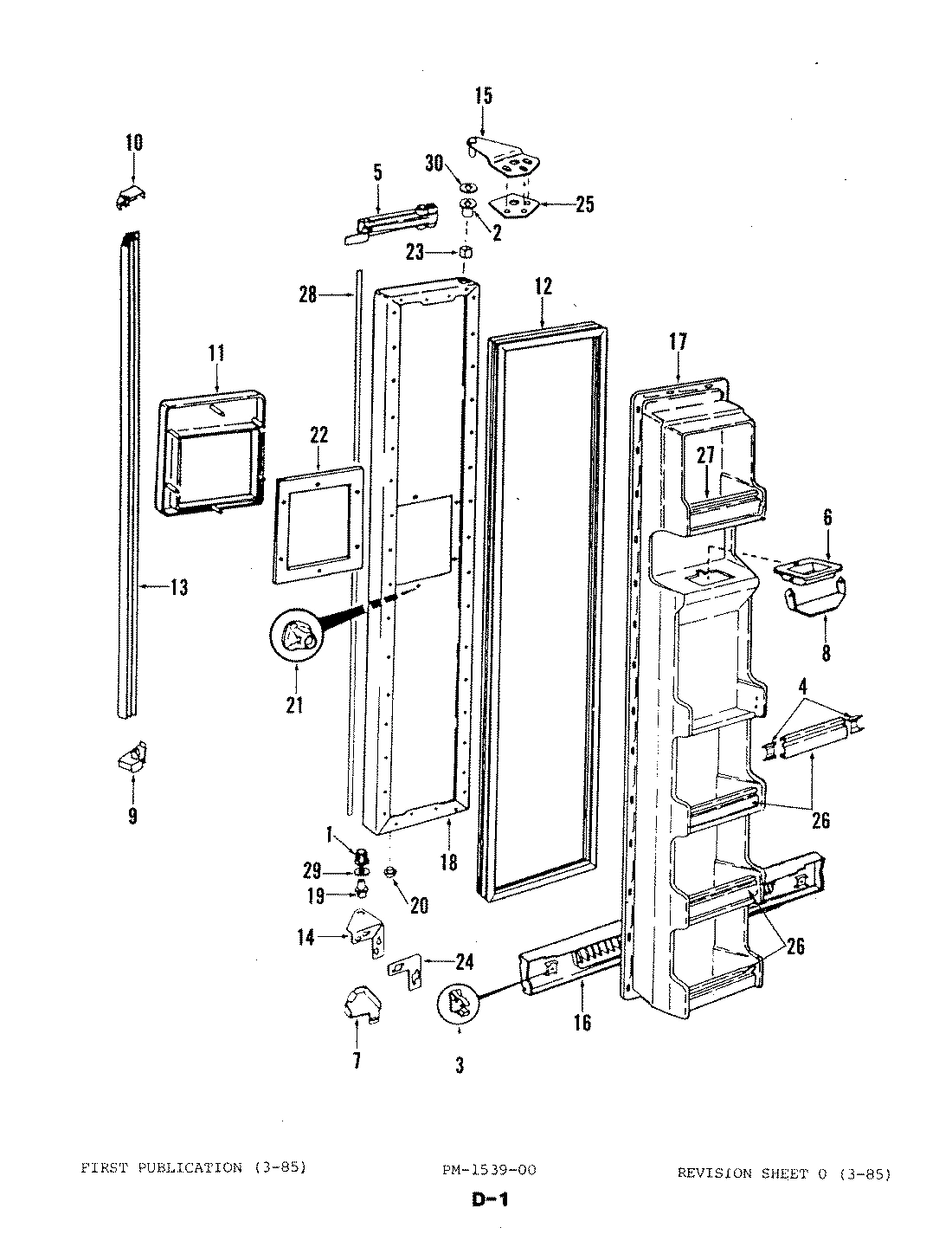 02 - FREEZER DOOR
