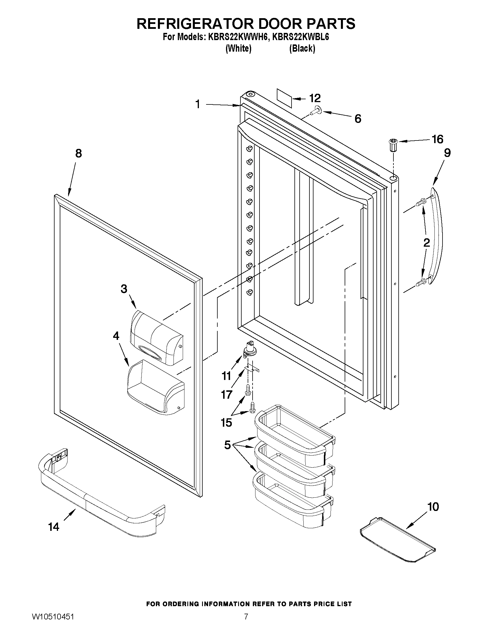 05 - REFRIGERATOR DOOR PARTS