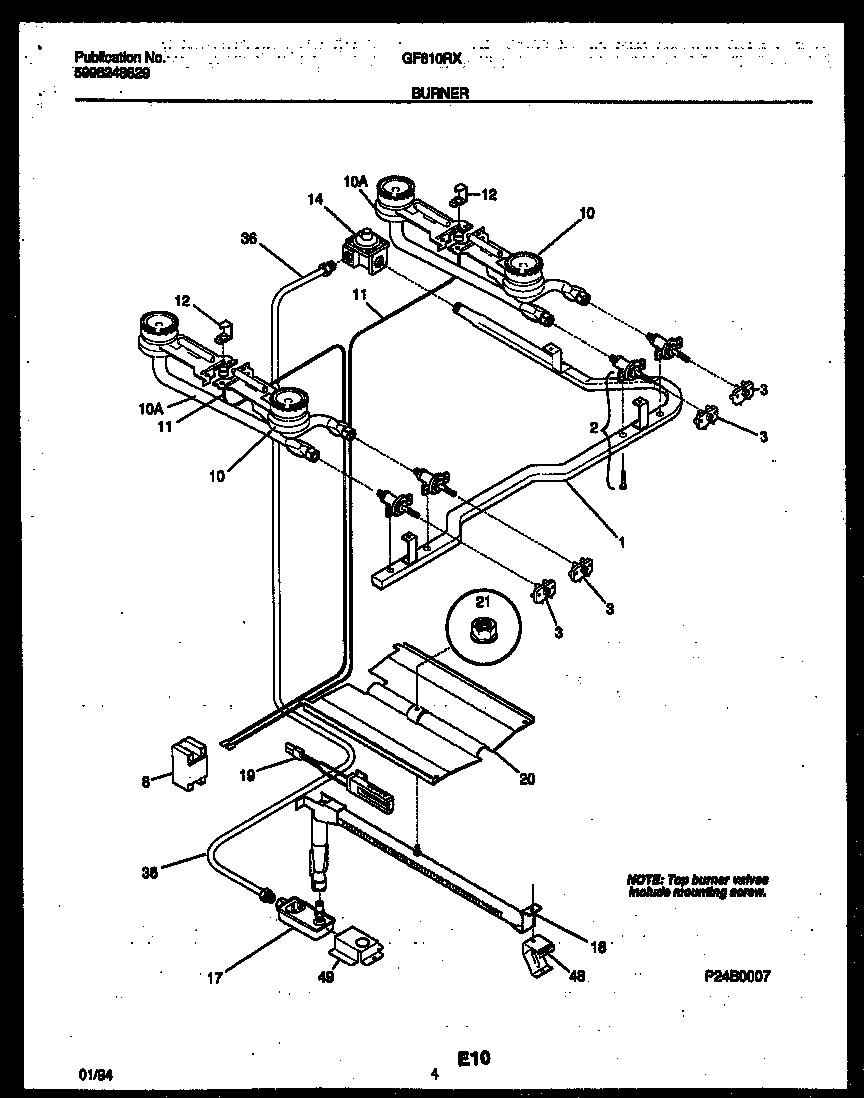 03 - BURNER, MANIFOLD AND GAS CONTROL