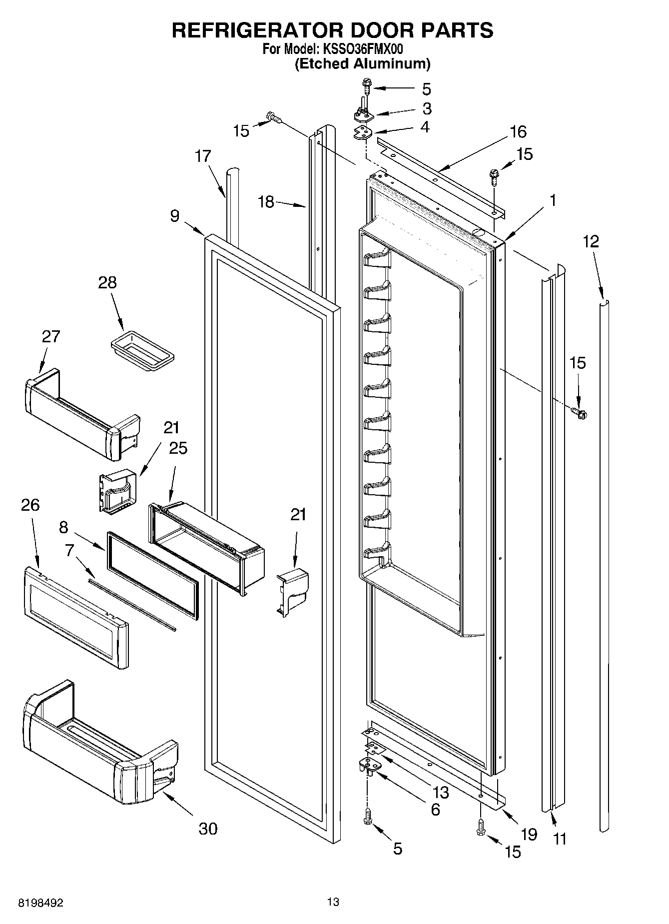 09 - REFRIGERATOR DOOR PARTS