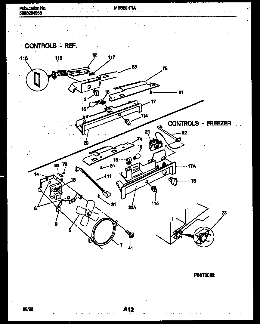 07 - REFRIGERATOR CONTROL ASSEMBLY, DAMP