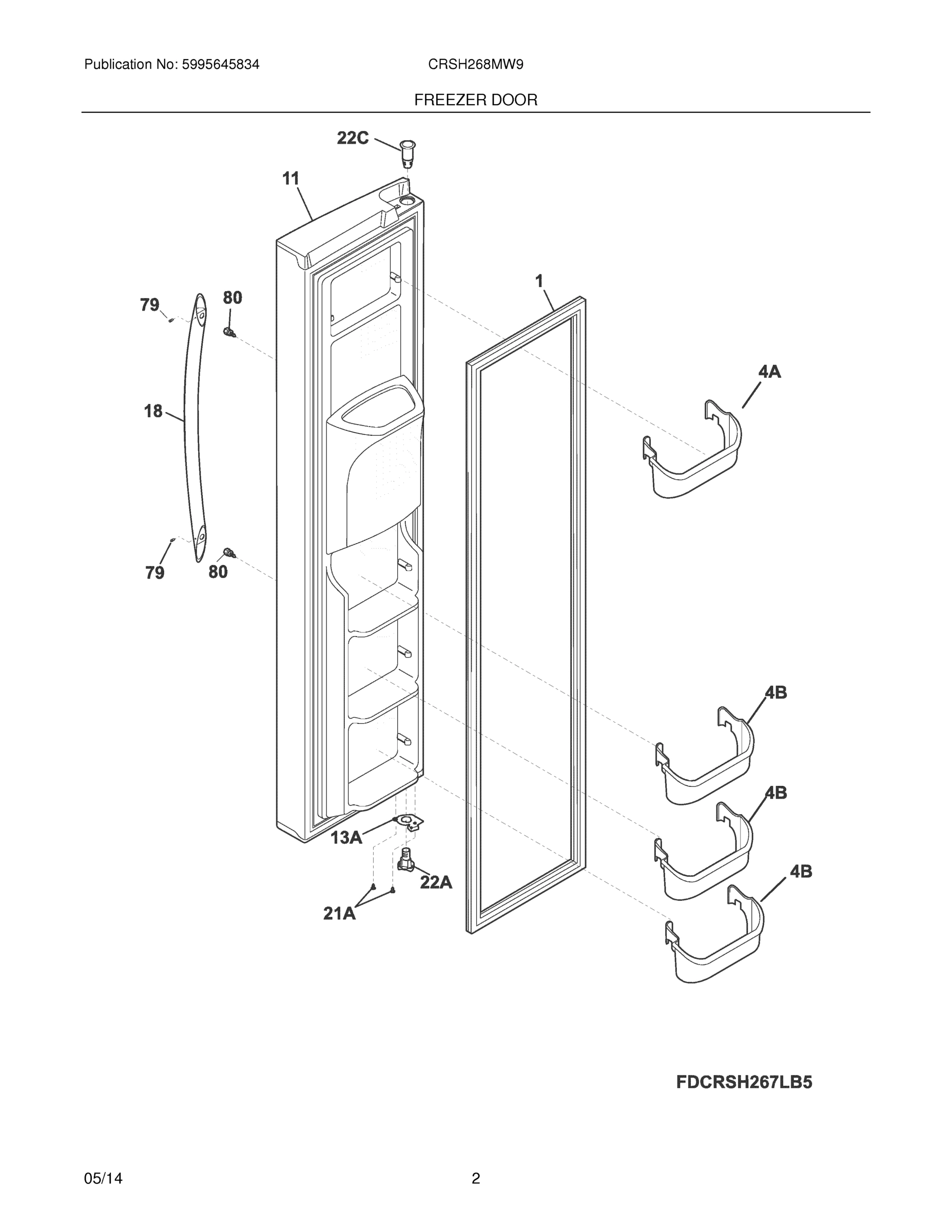 03 - FREEZER DOOR