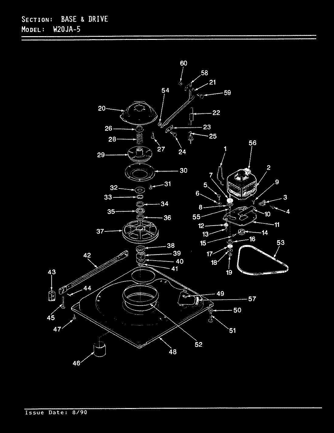 01 - BASE & DRIVE (W20JA5)(REV. A-D)