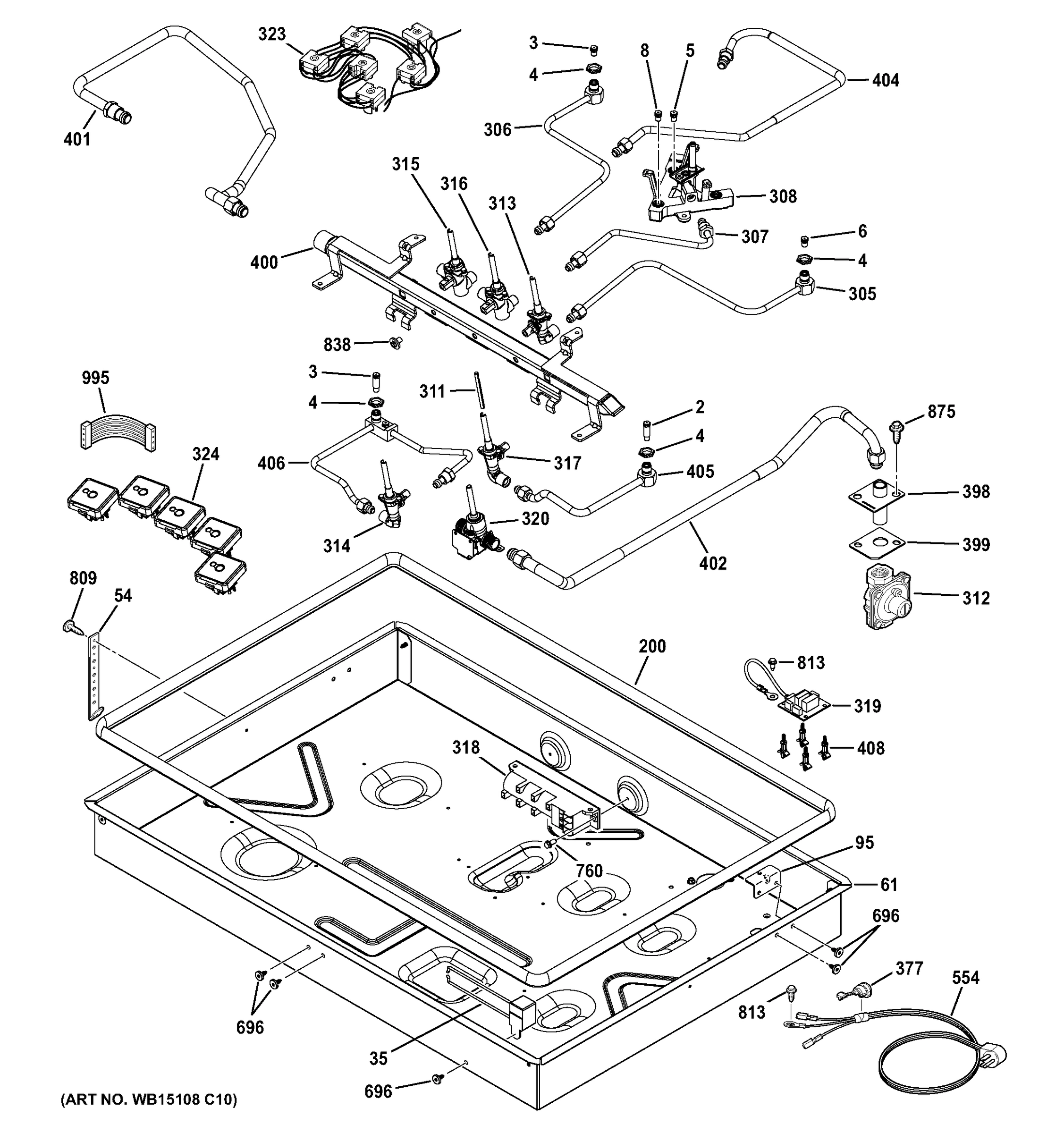 GAS & BURNER PARTS