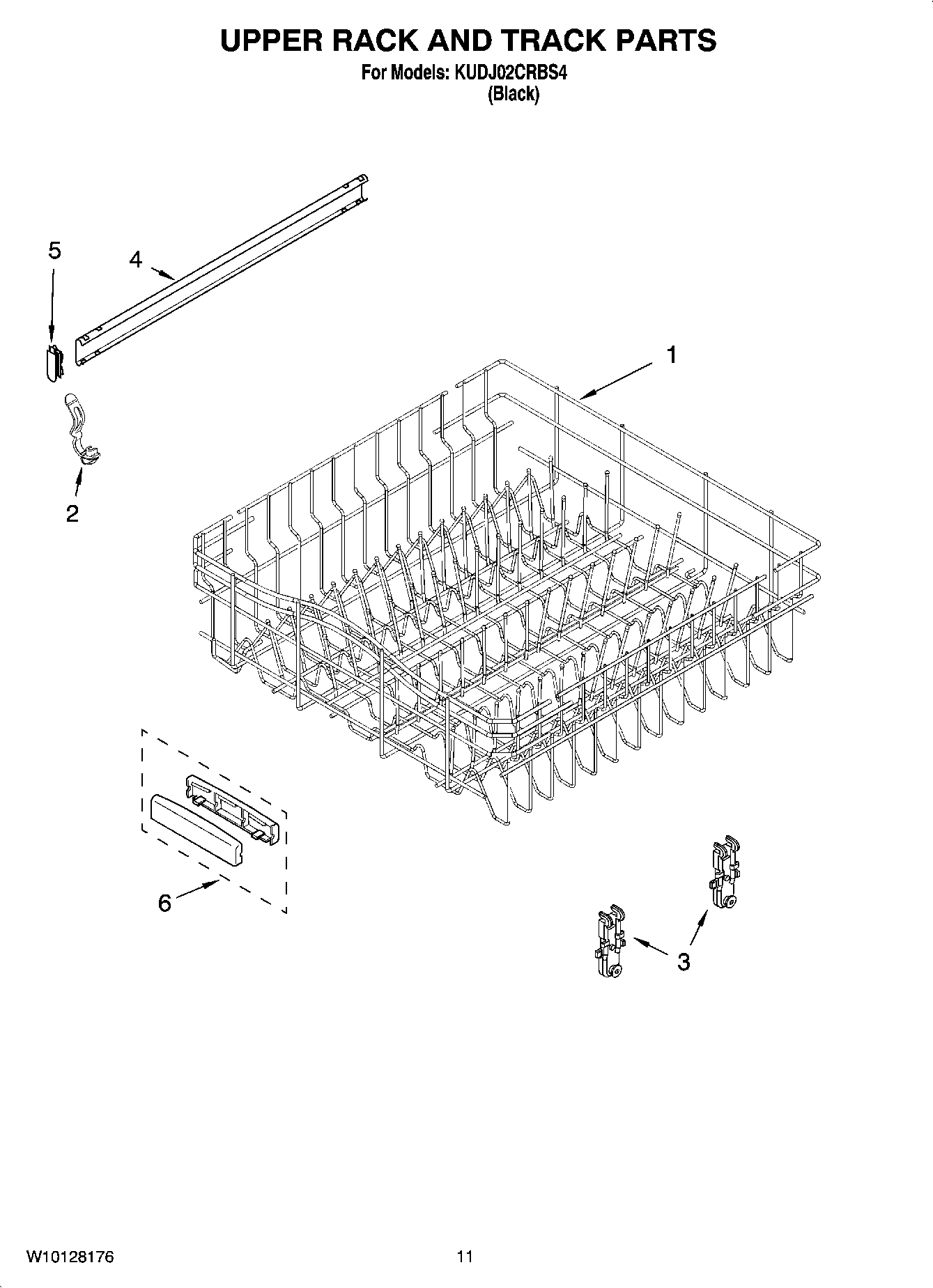 09 - UPPER RACK AND TRACK PARTS