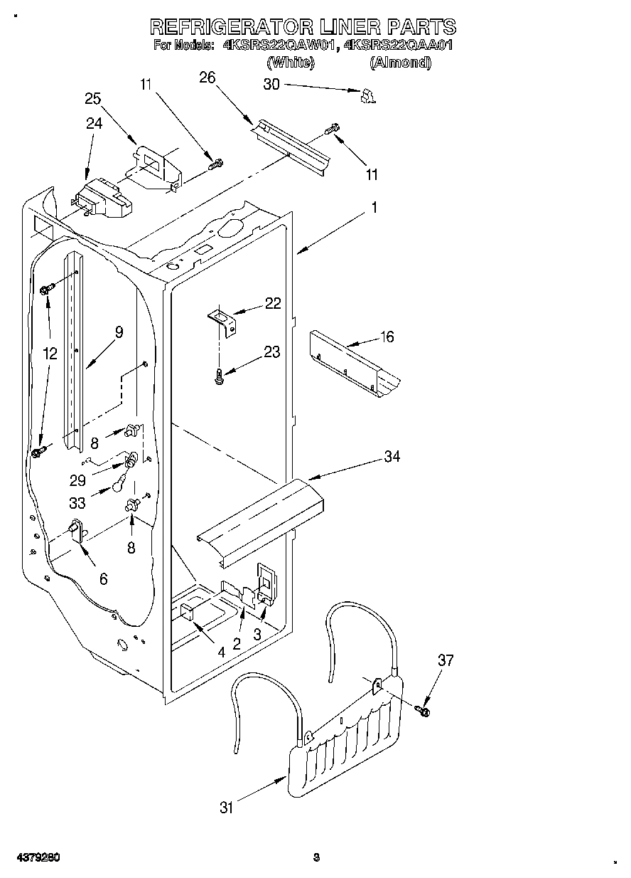 02 - REFRIGERATOR LINER