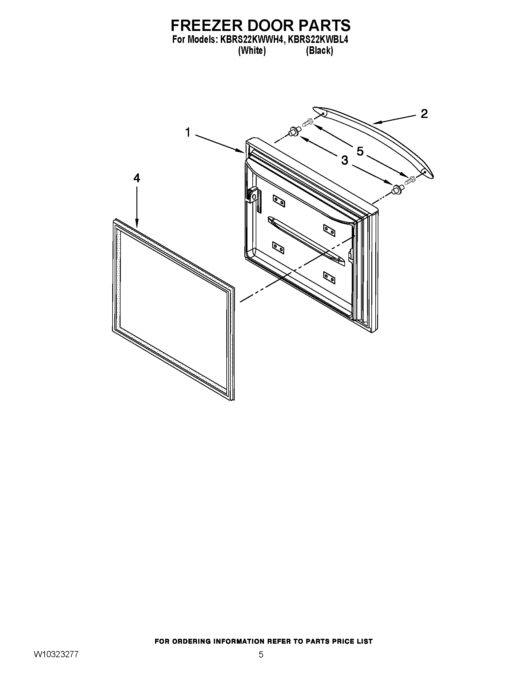 03 - FREEZER DOOR PARTS
