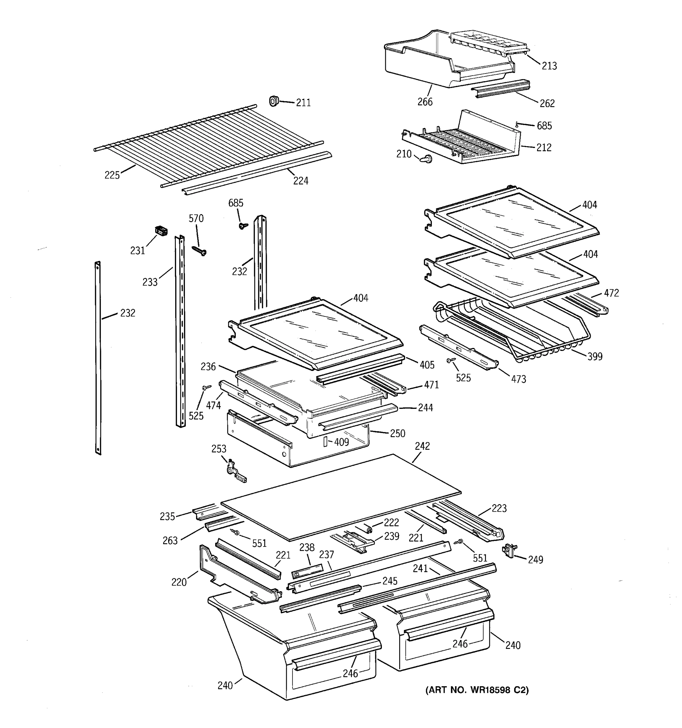 SHELF PARTS
