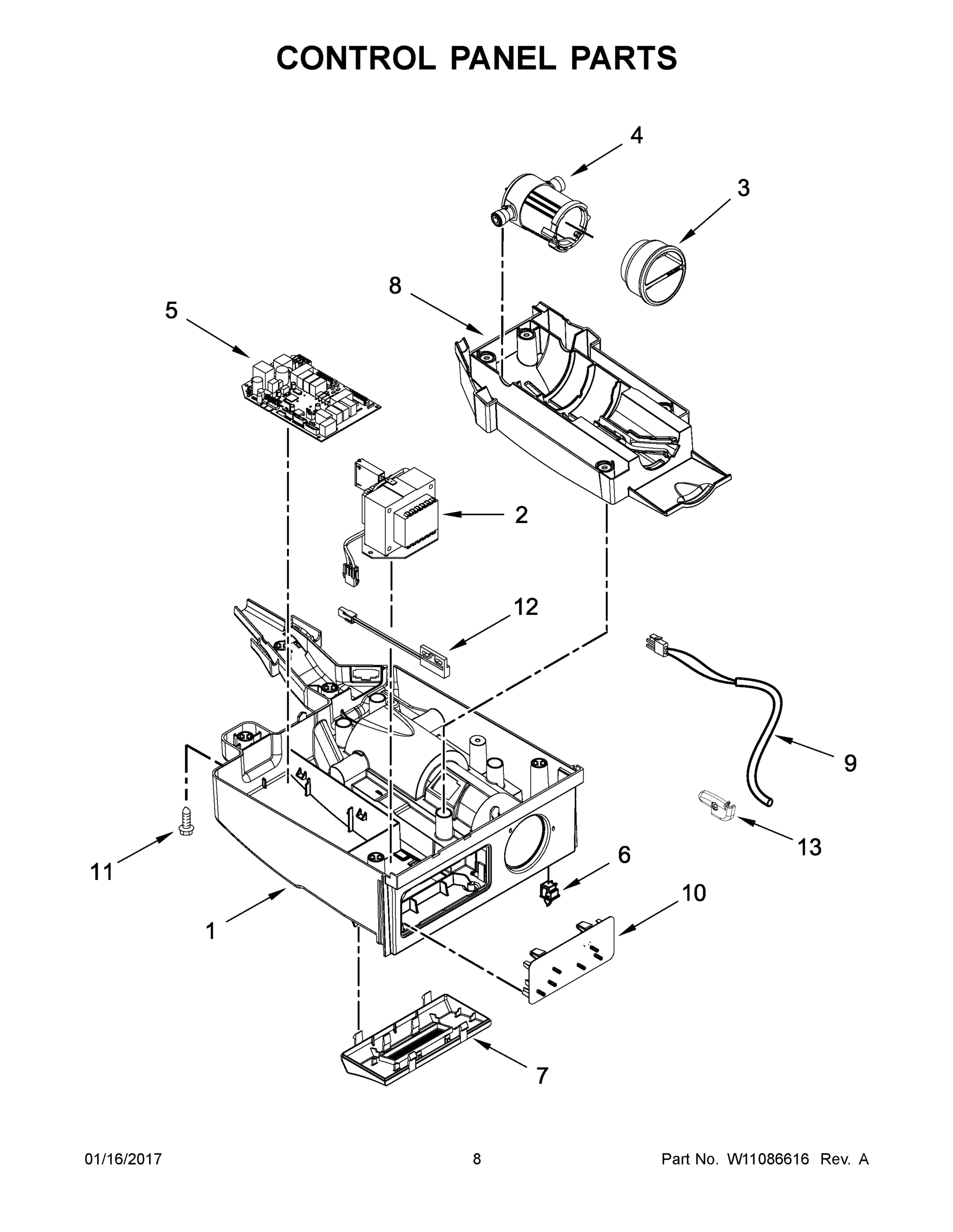 05 - CONTROL PANEL PARTS